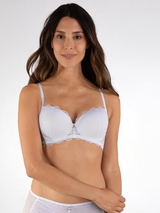 Naturana Light Lace weiß vorgeformter bh