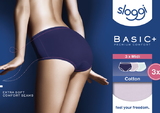 Sloggi Basic Midi blau/mehrfarbig slip