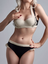Marlies Dekkers déesse de la cuisine schwarz/elfenbein string
