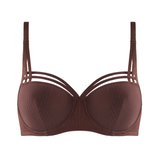 Marlies Dekkers Dame de Paris braun/print vorgeformter bh