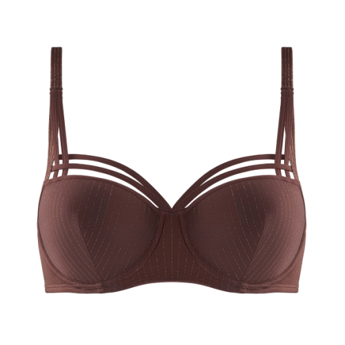 Marlies Dekkers Dame de Paris braun/print vorgeformter bh