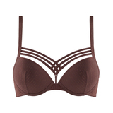 Marlies Dekkers Dame de Paris braun/print push up bh