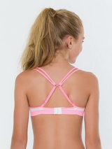 Brüste und Unterhosen Anny weiß/pink mädchen-bh