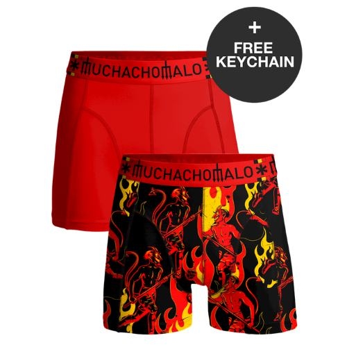 Muchachomalo Football BE rot/schwarz boxershort