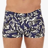 HOM Catalan navy-blau/print boxershort