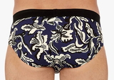 HOM Catalan navy-blau/print slip