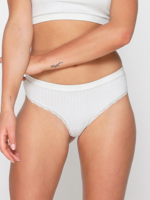 LingaDore Täglich Cottonlook grau string