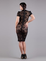 Peter Domenie 991-E Kaotic schwarz kleid