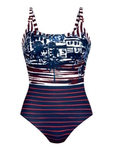 Anita Bademode Lara navy-blau/print badeanzüge