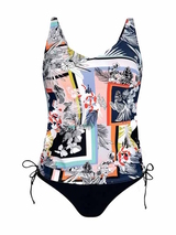 Anita Bademode Illi weiß/print tankini set