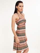 LingaDore Strand Neva grün/pink strandkleid