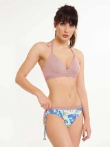 LingaDore Strand Iris rot/weiß gemoldefer bikini bh