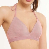 LingaDore Strand Iris rot/weiß gemoldefer bikini bh