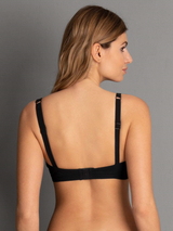 Rosa Faia Bademode Elouise schwarz unwattierter bikini bh