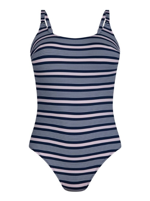 Rosa Faia Bademode Estelle navy-blau/pink badeanzüge