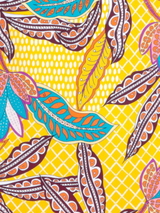 Rosa Faia Bademode Ebby gelb/print bikini slip