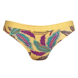Rosa Faia Bademode Ebby gelb/print bikini slip