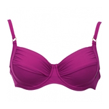 Rosa Faia Bademode Twiggy wild aster unwattierter bikini bh
