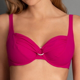 Rosa Faia Bademode Hermine pink star unwattierter bikini bh