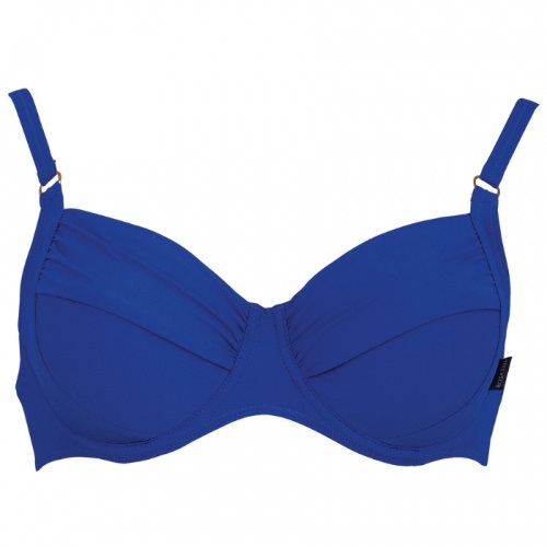 Rosa Faia Bademode Twiggy französisches blau unwattierter bikini bh