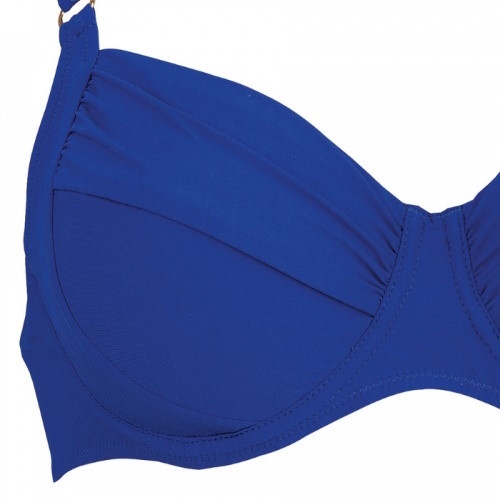 Rosa Faia Bademode Twiggy französisches blau unwattierter bikini bh