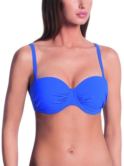 Rosa Faia Bademode Cosima französisches blau gemoldefer bikini bh