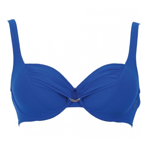 Rosa Faia Bademode Hermine französisches blau unwattierter bikini bh