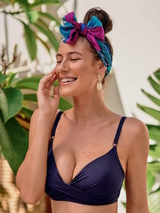 Rosa Faia Bademode Maja navy-blau gemoldefer bikini bh