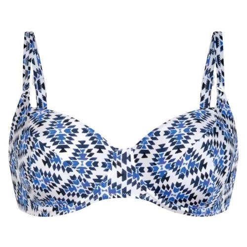 Rosa Faia Bademode Federica blau unwattierter bikini bh