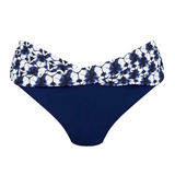 Rosa Faia Bademode Liz navy-blau/print bikini slip