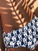 Rosa Faia Bademode Ive navy-blau/print bikini slip