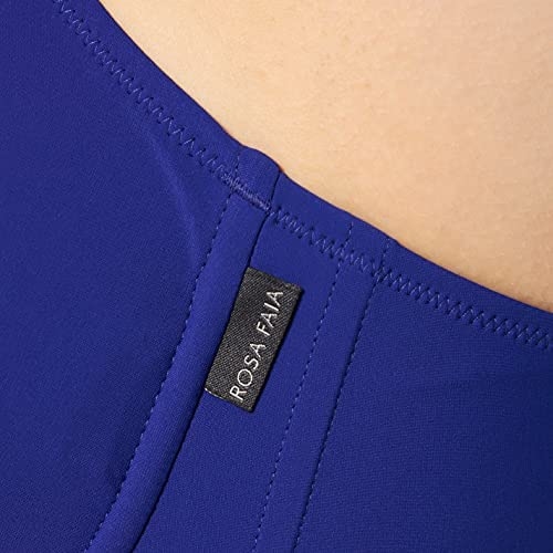 Rosa Faia Bademode Hermine blau violett unwattierter bikini bh