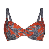 Rosa Faia Bademode Rubina papaya unwattierter bikini bh