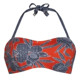 Rosa Faia Bademode Bella papaya unwattierter bikini bh
