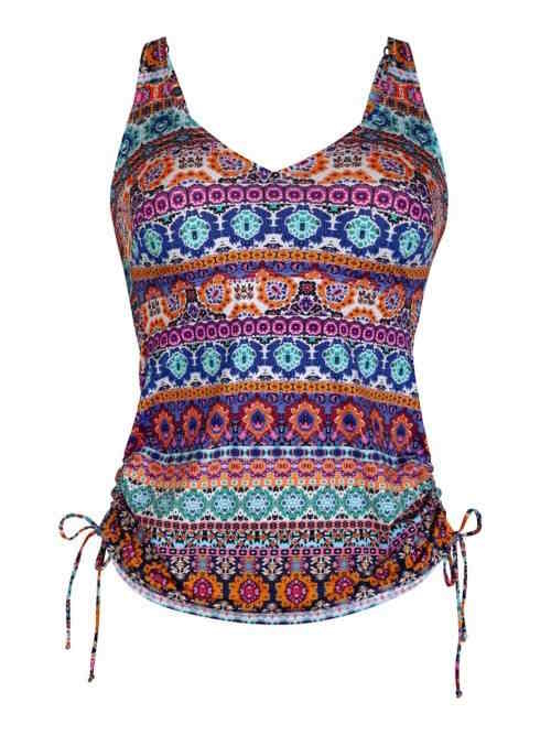 Rosa Faia Bademode Malaika mehrfarbig/print tankini top