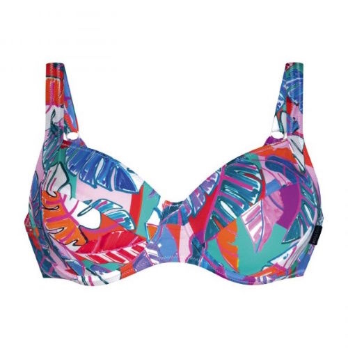 Rosa Faia Bademode Sibel mehrfarbig/print unwattierter bikini bh