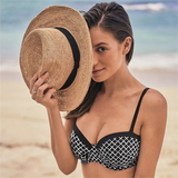Rosa Faia Bademode Cassie schwarz/weiß gemoldefer bikini bh