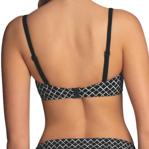 Rosa Faia Bademode Cassie schwarz/weiß gemoldefer bikini bh