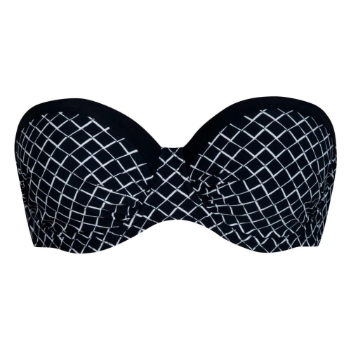 Rosa Faia Bademode Cassie schwarz/weiß gemoldefer bikini bh