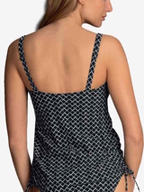 Rosa Faia Bademode Malaika schwarz/weiß tankini top