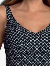 Rosa Faia Bademode Malaika schwarz/weiß tankini top