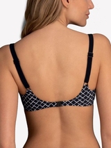 Rosa Faia Bademode Rubina schwarz/weiß unwattierter bikini bh