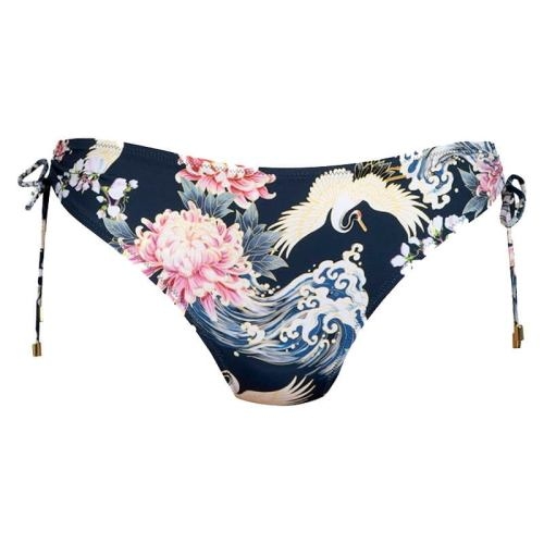 Rosa Faia Bademode Lorie navy-blau/print bikini slip