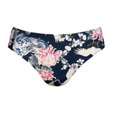 Rosa Faia Bademode Casual Bottom navy-blau/print bikini slip