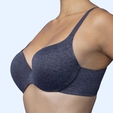 Königliche Lounge Fit grey melange sport bh