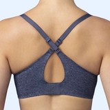 Königliche Lounge Fit grey melange sport bh