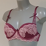 Sapph Rose Bertin pink vorgeformter bh