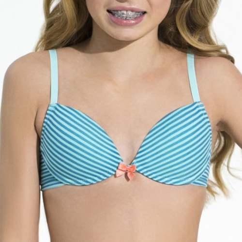 Brüste und Unterhosen Libby türkis/print mädchen-bh