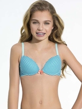 Brüste und Unterhosen Libby türkis/print mädchen-bh