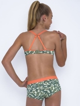 Brüste und Unterhosen Jackie grün/print hipster
